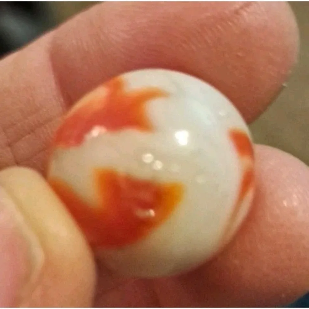 Lot Of 11 Estate Sale Marbles All UV Reactive Plus 1 UV Reactive Shooter Marble.